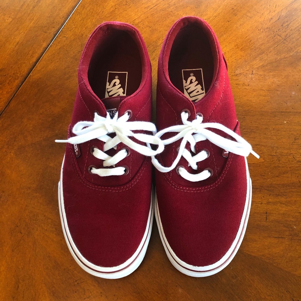 Vans Maroon Women’s size 8